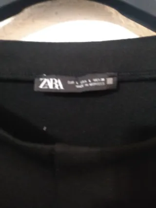 Vestido elegante Zara negro talla L