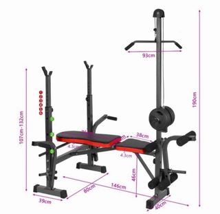 Banco de ejercicios multifuncional