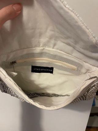 Bolso de fiesta perlas y pedrería