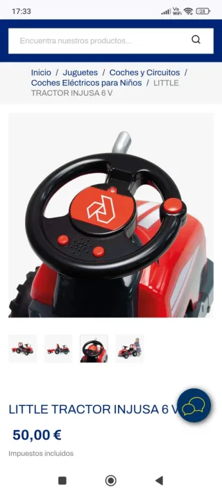 Trattore Elettrico Infantile con Rimorchio