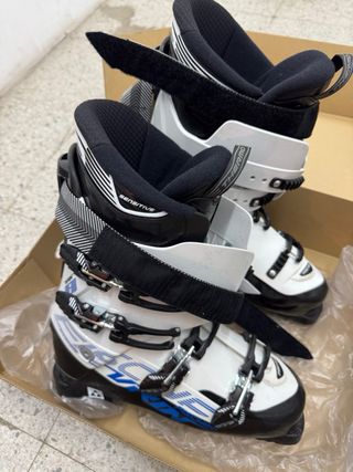 Botas de esquí Fischer blancas y negras