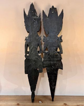 Pareja Widodari Balinesas Doradas 62cm