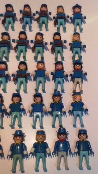 PLAYMOBIL OESTE LOTE NORDISTAS AÑOS 70/80