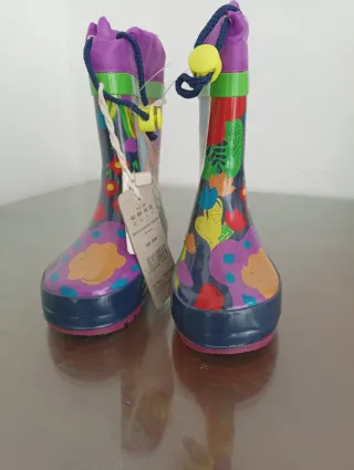 Botas de agua niña Catiuska coloridas talla 22