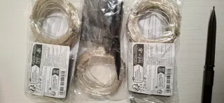 Luci solari 300 LED 32m 3 catene disponibile