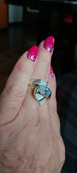 Anello Argento 925 Madreperla