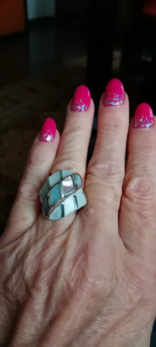 Anello Argento 925 Madreperla