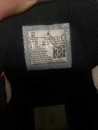 Air Jordan 1 Mid (GS) Nero/Rosso