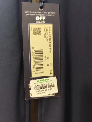 Cazadora North Sails Azul Talla XL Nueva