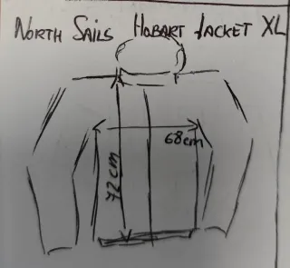 Cazadora North Sails Azul Talla XL Nueva