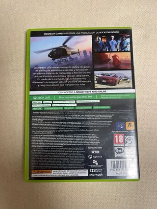 Grand Theft Auto V Xbox 360