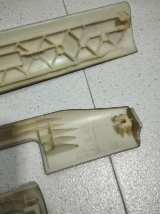 MOLDURAS ALUMINIO PLATA  BMW E46 SALPICADERO M3