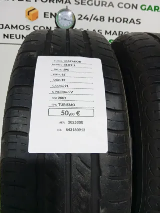 195 65 15 91V MATADOR ELITE 2