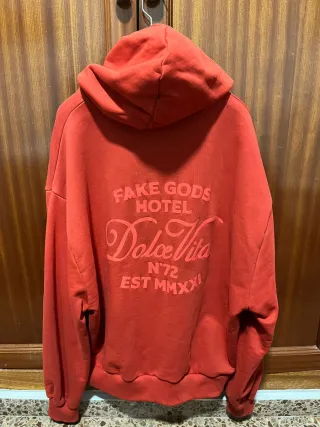 Sudadera Fake Gods San Valentín 2025 Roja