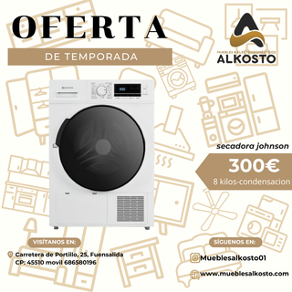 Secadora Johnson 8kg Condensación