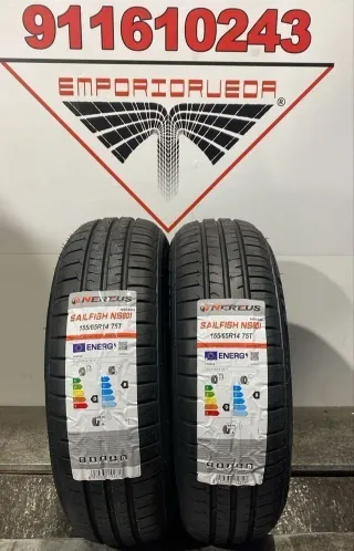 155 65 14 T NEREUS RUEDA NUEVA YA MONTADA