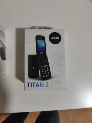 SPC Titan 2 Teléfono Móvil Tapa 4G Negro
