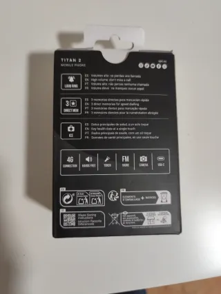 SPC Titan 2 Teléfono Móvil Tapa 4G Negro