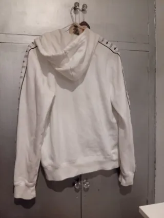 Sudadera Lacoste Blanca con Logo