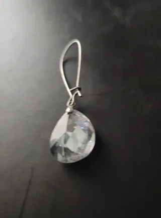 Pendientes lágrima cristal