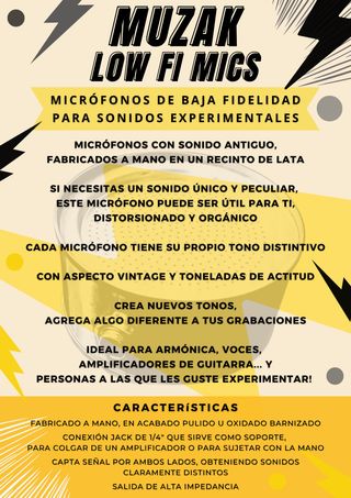 Micrófono Muzak Evil Twin Low Fi