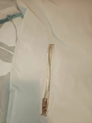 Abrigo plumífero Zara beige