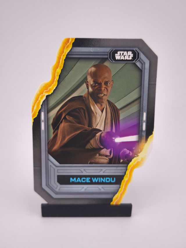 Mace Windu DIE-CUT Topps Star Wars Card