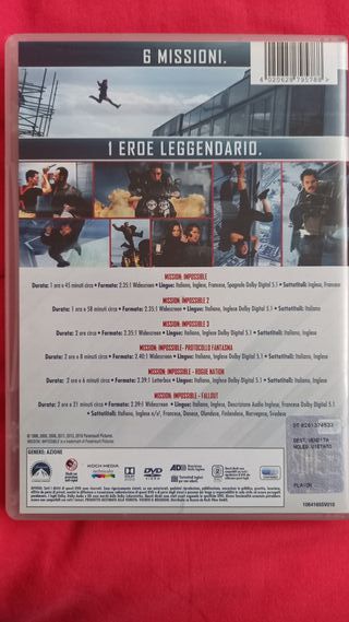 Mission Impossible Collezione 6 Film DVD