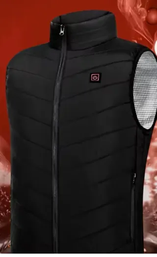 Chaleco Calefactable Talla XL Negro