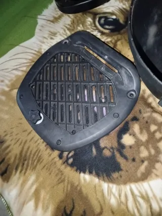 Casco y Baúl Moto Negro