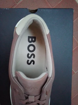 Zapatillas Boss Mujer Marrón y Blanco