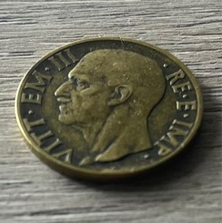 Moneta Italia 10 Centesimi 1939 XVII