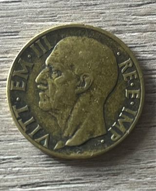 Moneta Italia 10 Centesimi 1939 XVII