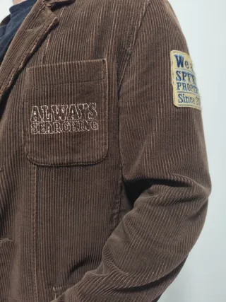 Chaqueta americana pana hombre Talla M