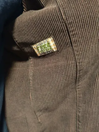 Chaqueta americana pana hombre Talla M