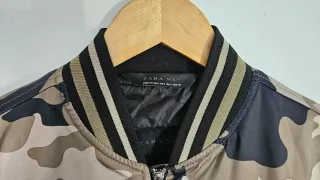 Chaqueta Bomber Zara Camuflaje