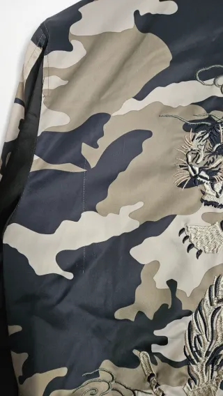 Chaqueta Bomber Zara Camuflaje