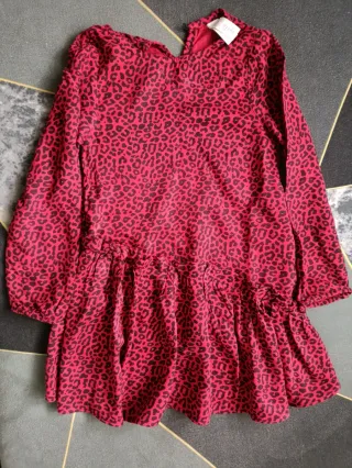 Vestido niña estampado leopardo 3-4 años