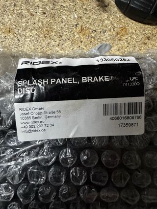 Cubre discos traseros BMW RIDEX