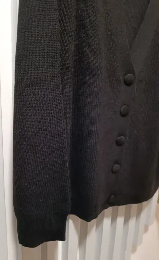 Chaqueta punto Stradivarius Talla S Negra