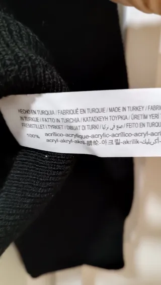 Chaqueta punto Stradivarius Talla S Negra