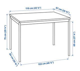 Mesa y 4 Sillas Comedor Negras