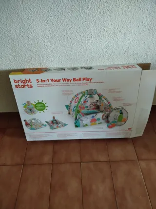 Gimnasio infantil 5 en 1 con 40 bolas