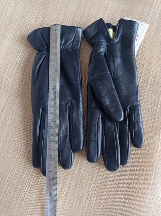 Guantes de Piel Negros, señora