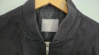 Chaqueta bomber ASOS negra