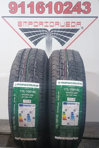 175 70 14C ROADCRUZA RUEDA NUEVA YA MONTADA M+S