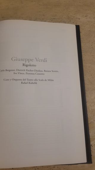 Verdi Rigoletto 2 CD Deutsche Grammophon