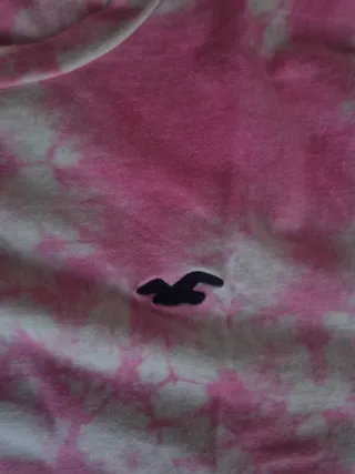 Camiseta Hollister Rosa