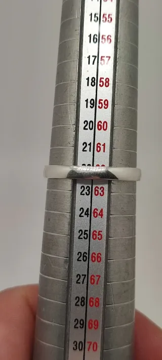 Anillo de Plata y Granate.