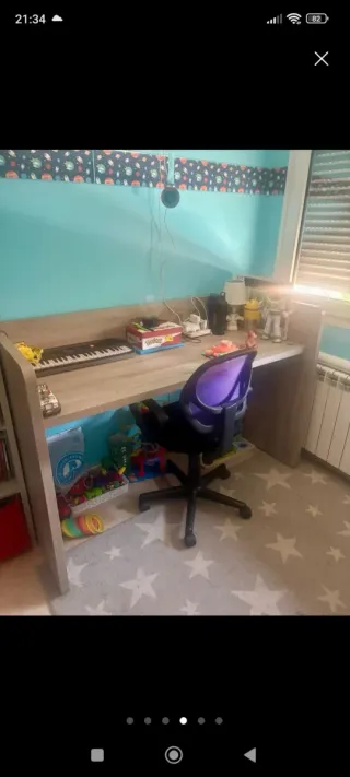 Escritorio de madera